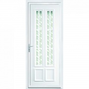 Porte pvc classique blanc