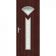 Porte pvc contemporain film renolit